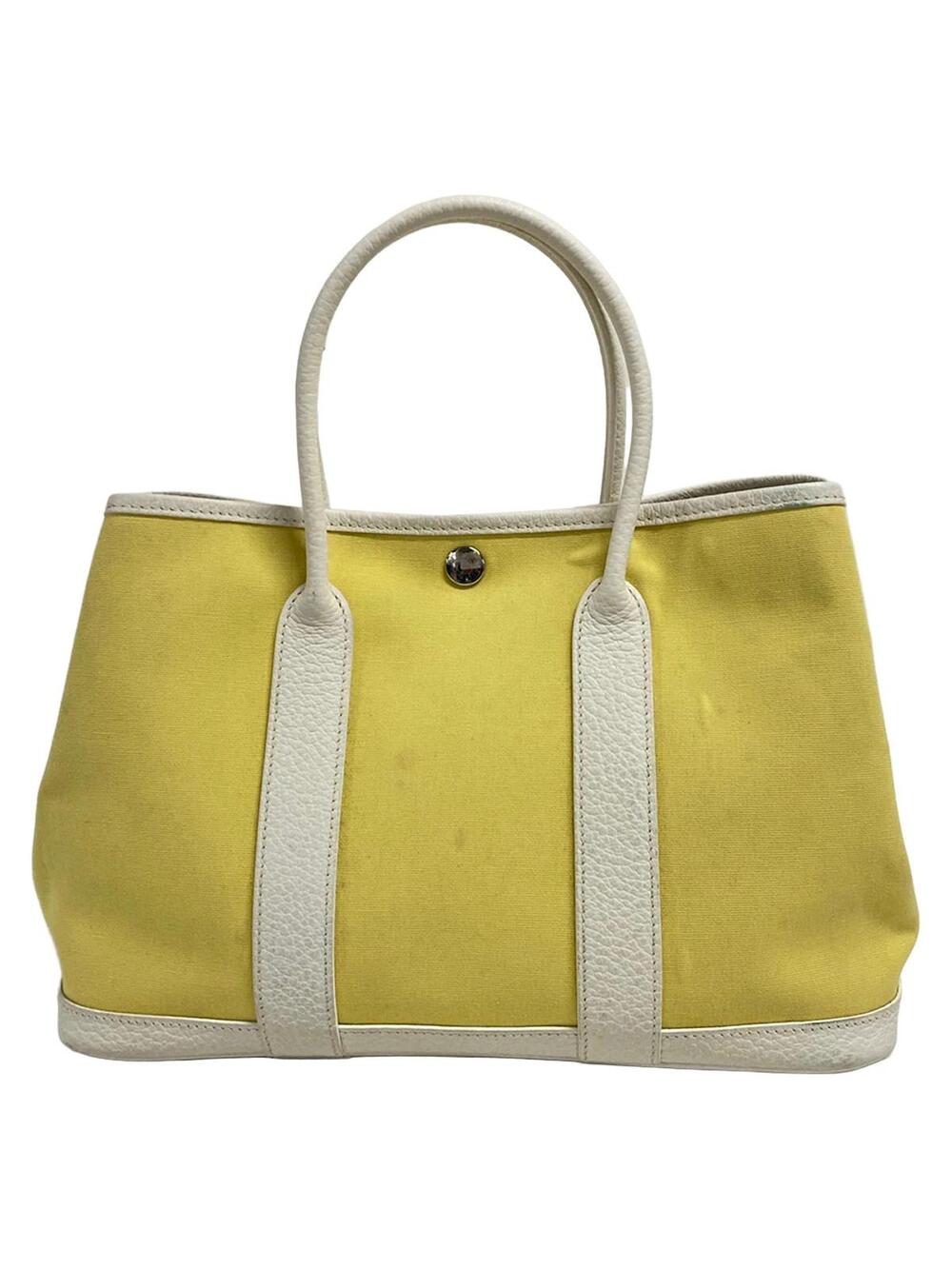 Hermes Garden Party Tpm Jaune Poussin #358037H24B
